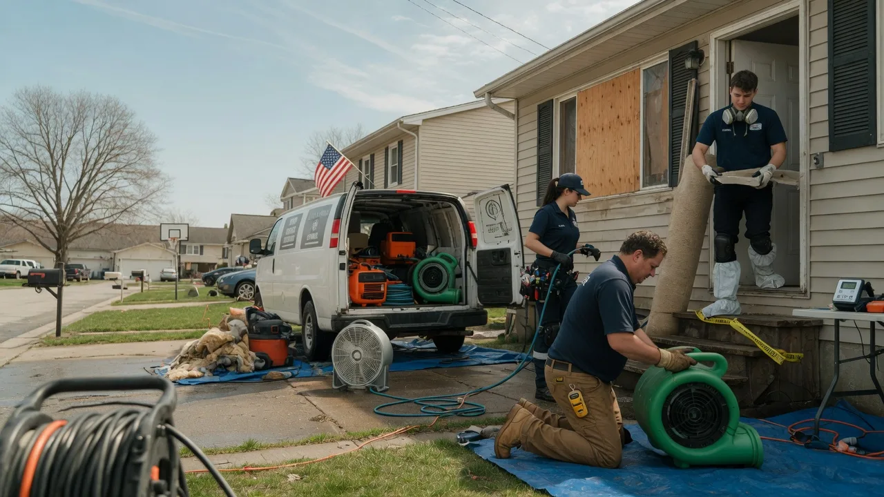 Water Damage Restoration in Long Point, IL near me